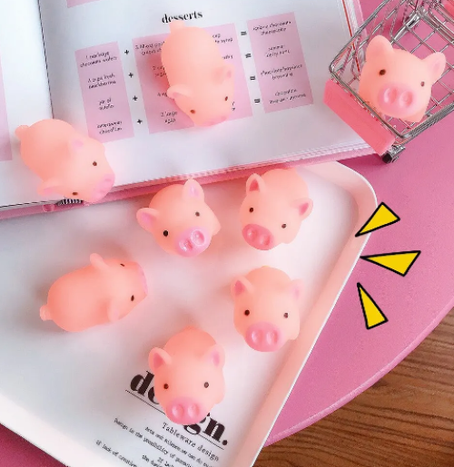 Anti-Stress Toy Mini Pigs Set