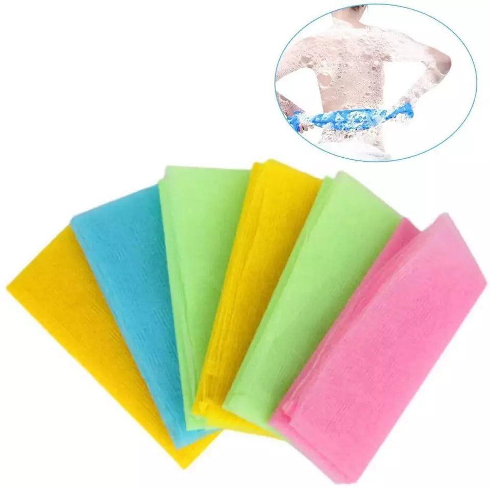 Salux Nylon Japanese Beauty Skin Bath Wash Cloth Towel