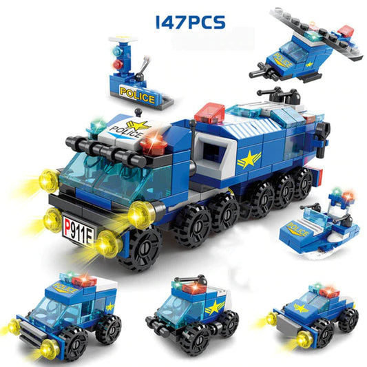 6-in-1 Vehicle Block Set