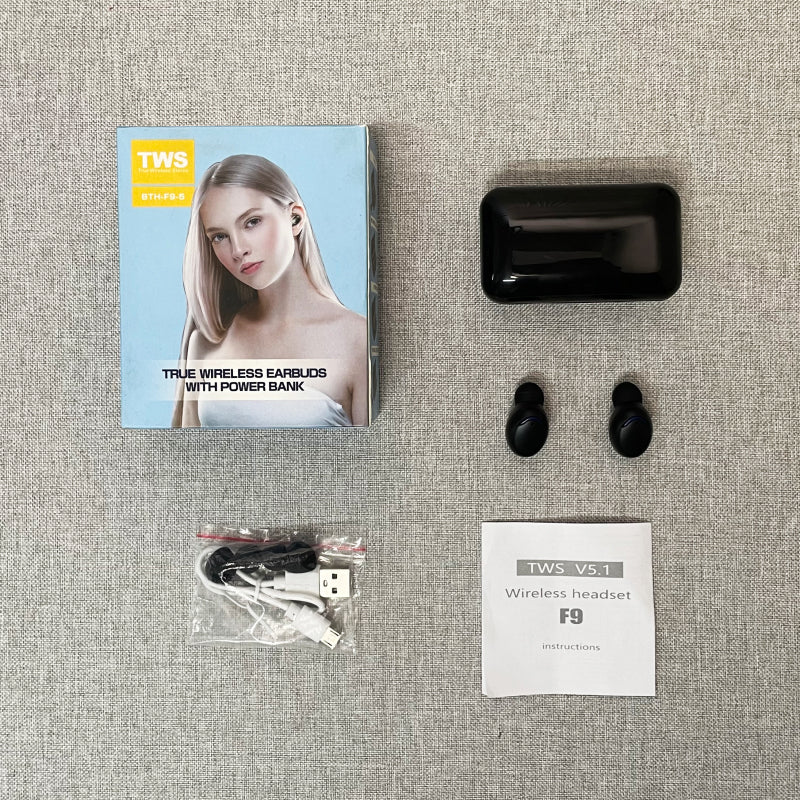 SG-F9 Sami Group Wireless Earbuds with LED Rechargeable Case