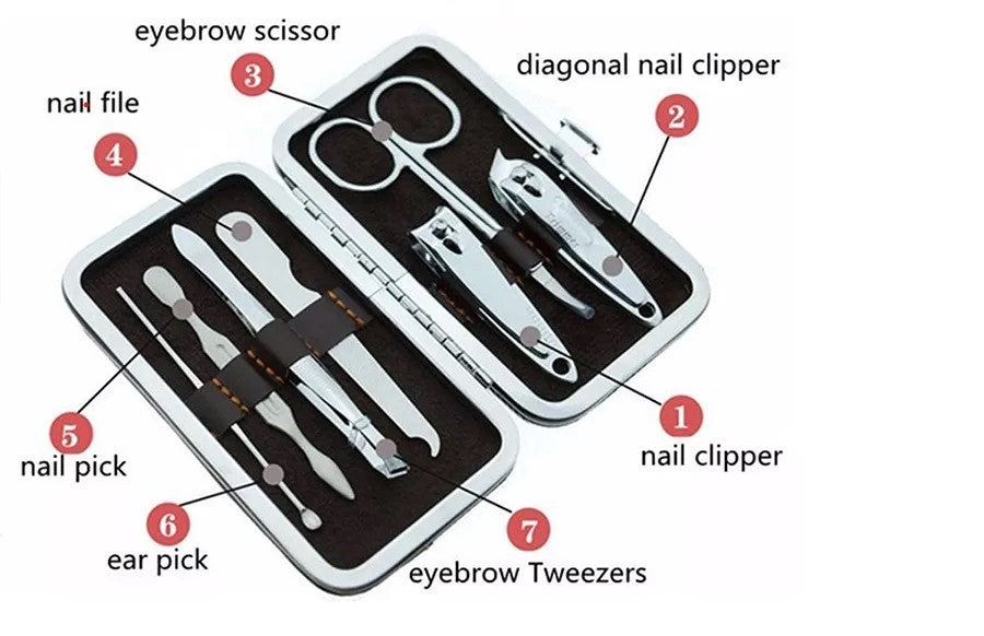 7-Piece Mani/Pedi Nail Set